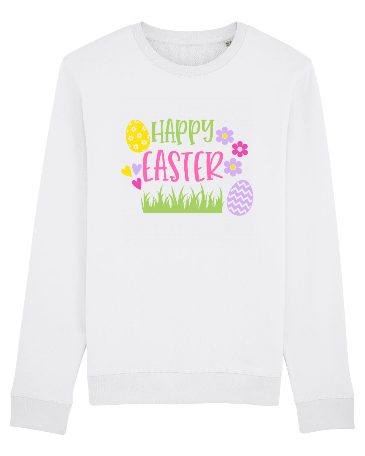 Bluză mânecă lungă Unisex Rise White