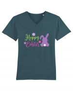 Happy Easter / Paste Fericit Tricou mânecă scurtă guler V Bărbat Presenter