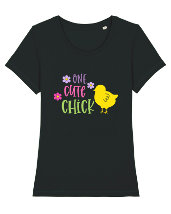 One Cute Chick Black