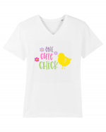 One Cute Chick Tricou mânecă scurtă guler V Bărbat Presenter