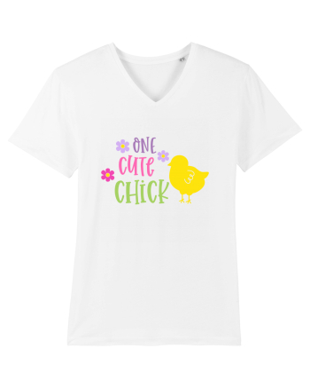 One Cute Chick White