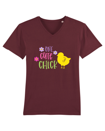 One Cute Chick Burgundy