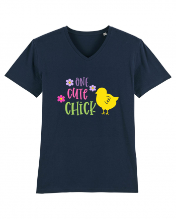 One Cute Chick French Navy