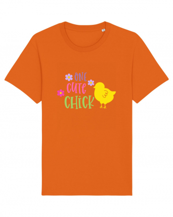 One Cute Chick Bright Orange