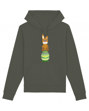 Rabbit on easter egg Khaki