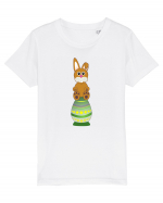 Rabbit on easter egg Tricou mânecă scurtă  Copii Mini Creator