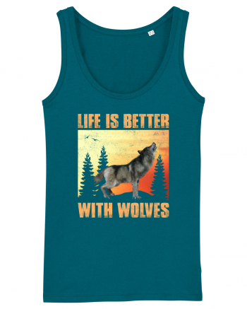 Life Is Better With Wolves Ocean Depth