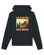 Life Is Better With Wolves Hanorac Unisex Drummer