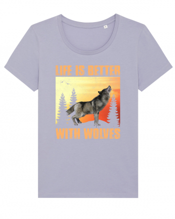 Life Is Better With Wolves Lavender