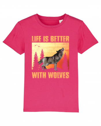 Life Is Better With Wolves Raspberry