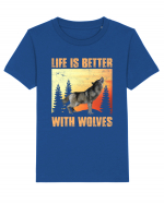 Life Is Better With Wolves Tricou mânecă scurtă  Copii Mini Creator