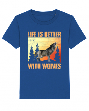 Life Is Better With Wolves Majorelle Blue