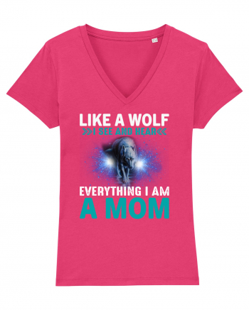 Like A Wolf I See And Hear Everything I Am A Mom Raspberry