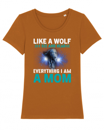 Like A Wolf I See And Hear Everything I Am A Mom Roasted Orange