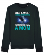 Like A Wolf I See And Hear Everything I Am A Mom Bluză mânecă lungă Unisex Rise