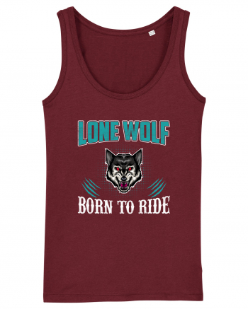 Lone Wolf Born To Ride Burgundy