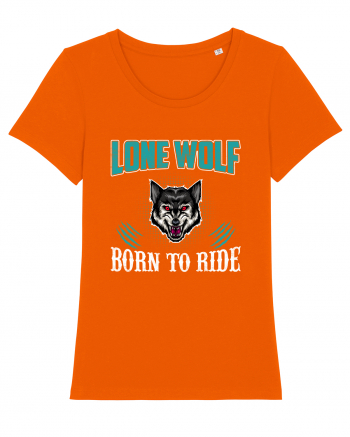 Lone Wolf Born To Ride Bright Orange