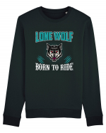 Lone Wolf Born To Ride Bluză mânecă lungă Unisex Rise