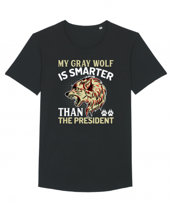 My Gray Wolf Is Smarter Than The President Black