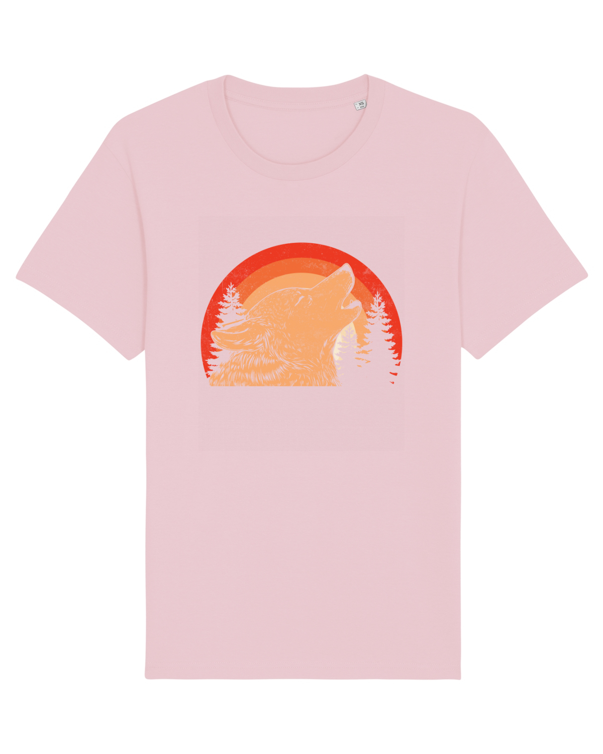 Tricou mânecă scurtă Unisex Rocker Cotton Pink