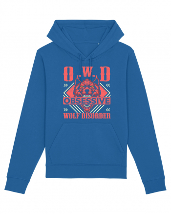 O.W.D. Obsessive Wolf Disorder Royal Blue