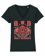 O.W.D. Obsessive Wolf Disorder Tricou mânecă scurtă guler V Damă Evoker