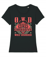 O.W.D. Obsessive Wolf Disorder Tricou mânecă scurtă guler larg fitted Damă Expresser