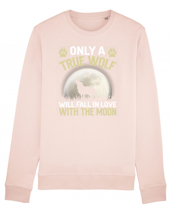 Only a true wolf will fall in love with the moon Candy Pink