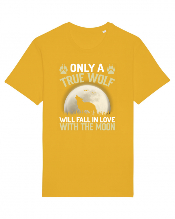 Only a true wolf will fall in love with the moon Spectra Yellow