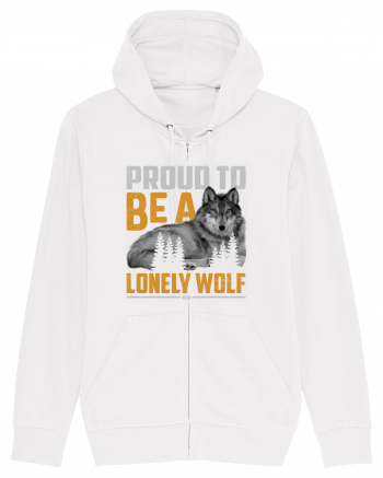 Proud to be a lonely wolf White