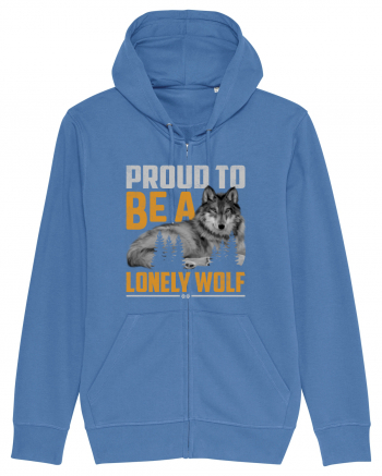 Proud to be a lonely wolf Bright Blue