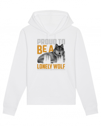 Proud to be a lonely wolf White