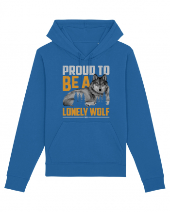 Proud to be a lonely wolf Royal Blue