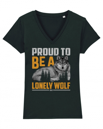 Proud to be a lonely wolf Black