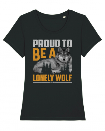 Proud to be a lonely wolf Black