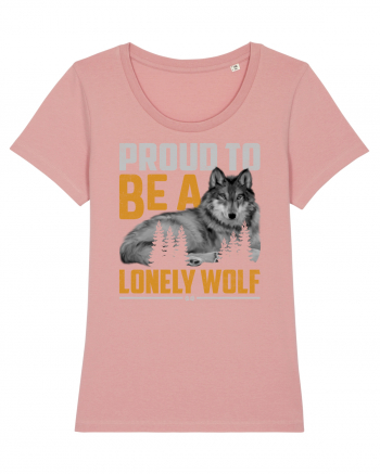 Proud to be a lonely wolf Canyon Pink