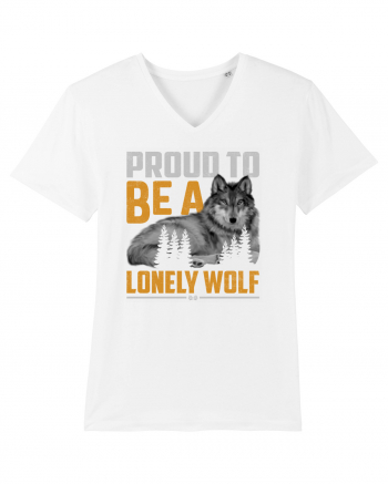 Proud to be a lonely wolf White