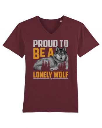 Proud to be a lonely wolf Burgundy