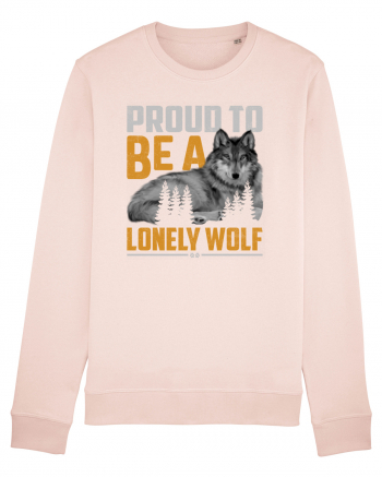 Proud to be a lonely wolf Candy Pink