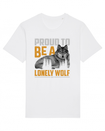 Proud to be a lonely wolf White