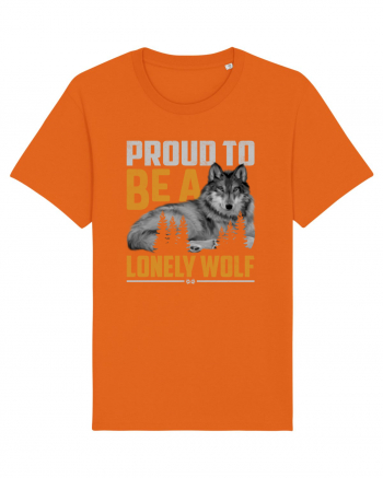 Proud to be a lonely wolf Bright Orange