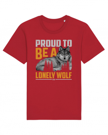 Proud to be a lonely wolf Red