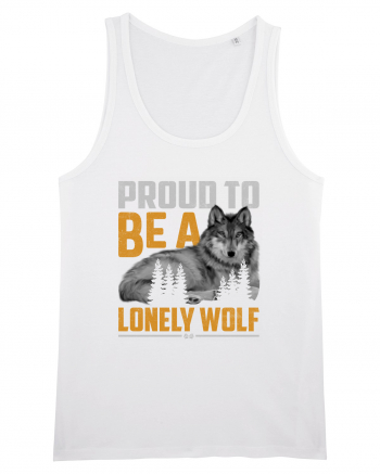 Proud to be a lonely wolf White