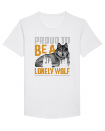 Proud to be a lonely wolf White