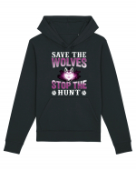 Save The Wolves Stop The Hunt Hanorac Unisex Drummer