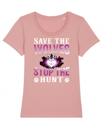 Save The Wolves Stop The Hunt Canyon Pink