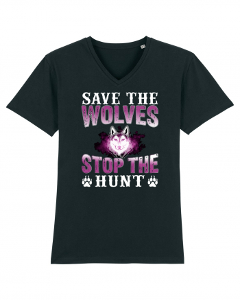 Save The Wolves Stop The Hunt Black