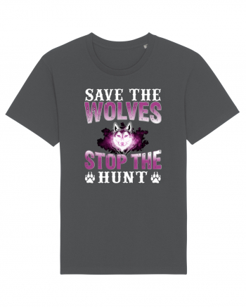 Save The Wolves Stop The Hunt Anthracite