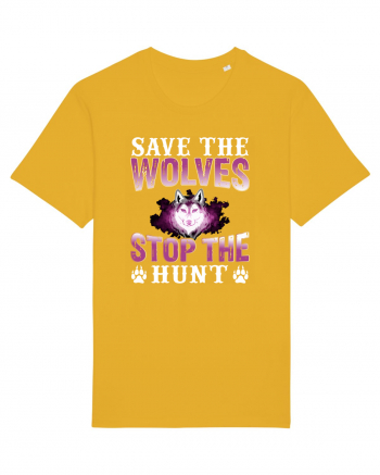 Save The Wolves Stop The Hunt Spectra Yellow