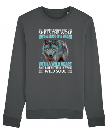 She is not the black sheep She is the wolf Anthracite